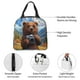 thumbnail image 4 of Easygdp Snowy Mountain Photography Bear Bolsa Térmica Premium - Tela Oxford Impermeable, Gran Capacidad, Bolsillo Frontal, Unisex para Trabajo, Escuela, Actividades al Aire Libre y Picnics, 4 of 8