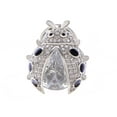 thumbnail image 1 of Alilang Lovely Shine Ladybug Beetle Insect Brooch Crystal Rhinestone Clothing Accessories for Women, Silver, 1 of 5