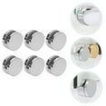 thumbnail image 2 of 6Pcs Mirror Glass Clamp Bathroom Mirror Clips Glass Clip Shelf Support Brackets Holder, 2 of 8