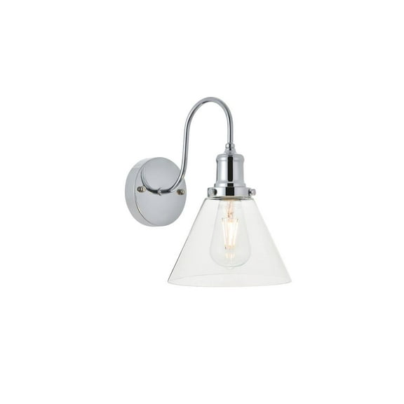 Histoire 1 light chrome Wall Sconce