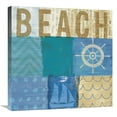 thumbnail image 1 of Global Gallery's 'Beachscape Collage IV' By Michael Mullan Stretched Canvas Wall Art, 1 of 4