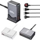 thumbnail image 2 of Cargador USB C de 500 W, estación de carga rápida GaN III mejorada de 8 puertos, adaptador de cargador para portátil PD de 65 W, 2 of 3