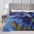 UltraSoft Micro Fleece Blanket,Japan Koi Fish Aquatic Animals Wildlife
