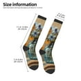 thumbnail image 2 of Xecao Charming Daisy Bouquet Art Print Compression Socks for Both Men And Women for Running, Travel, Flight, Nurse, 2 of 6