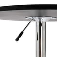 thumbnail image 2 of vidaXL Bar Table Black Ø60 cm MDF, 2 of 4