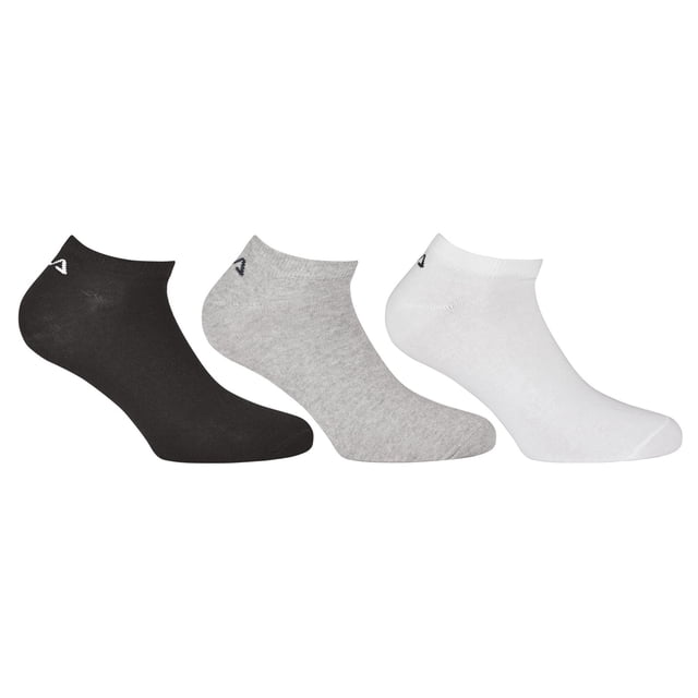 FILA Zapatillas Invisibles calcetines unisex, 3 pares - calcetines cortos, logo cintura, uni, 35-46 Classic 43-46 (9-11 UK)