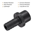 thumbnail image 4 of Uxcell Barbed OD Spigot Straight Pipe Fitting Quick Connector Black 12mmx20mm, 4 of 5