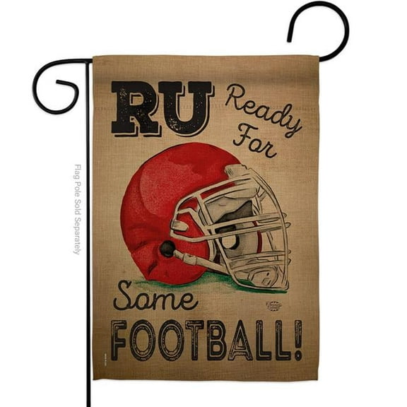 Ornament Collection G191190-BO Ready for Some Football Sports 13 x 18.5 in. Double-Sided Decorative Vertical Garden Flags for House Decoration Banner Yard Gift