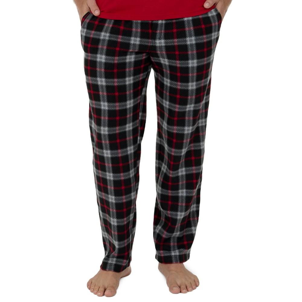 fruit of the loom men's microfleece pajama pant