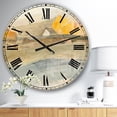 thumbnail image 2 of DesignArt Grande Horloge Murale Paysage de Ferme à Venir, 2 of 2