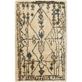 thumbnail image 3 of Hauteloom Glide Jute Living Room, Bedroom Area Rug - Bohemian, Transitional - Aqua, Beige, Tan - 4' x 6', 3 of 6