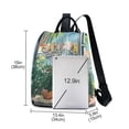 thumbnail image 3 of FORMRS Women's Travel Backpack Purse Anti-Theft Hidden Pockets Casual Shoulder Bag, Blue Sea Boat, 3 of 7