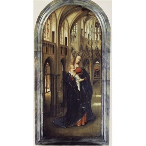 Posterazzi SAL900104725 Madonna in the Church Jan Van Eyck Ca. 1390-1441 Flemish Staatliche Museen Berlin Germany Poster Print - 18 x 24 in.