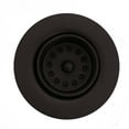 thumbnail image 4 of Westbrass D220-12 Midget Duo Bar and Laundry Sink Drain Assembly with Post Style Strainer Grid Cover, Oil Rubbed Bronze, 4 of 4