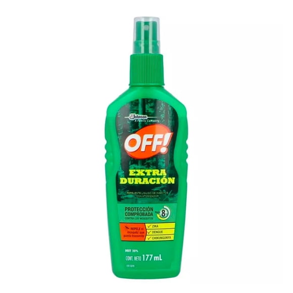 Repelente de Insectos Off! Extra Duración 177 ml