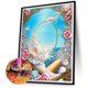 thumbnail image 2 of Cuadros Decorativos 5D Wdftyju bricolaje taladro redondo completo pintura diamante playa Shell Kit, 2 of 9