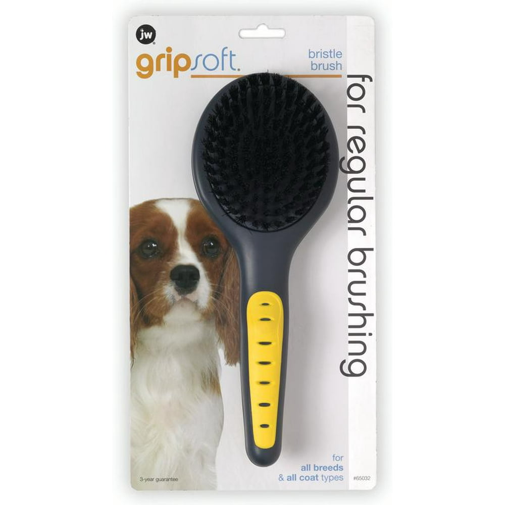 JW Pet GripSoft Bristle Dog Brush