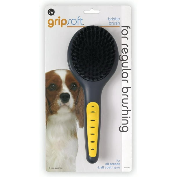 JW Pet GripSoft Bristle Dog Brush
