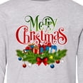 thumbnail image 4 of Inktastic Merry Christmas Long Sleeve Youth T-Shirt, 4 of 5