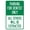 Warning Sign 4, variant on Parking for Dentist Only All Others Extracted Bidirectional Arrow Sign 8"x12" - Security Metal Wall Decor for Dental Office Business Yard Street Road