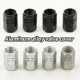 thumbnail image 2 of 4 Pcs Bouchons de Valve de Pneu de Voiture en Aluminium Anti-Vol, 2 of 8