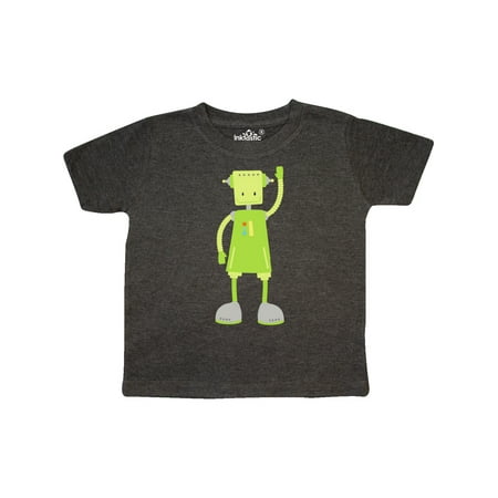 

Inktastic Cute Robot Smiling Robot Green Robot Gift Toddler Boy or Toddler Girl T-Shirt