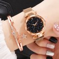 thumbnail image 4 of Reloj de mujer con imán Starry Sky Reloj de mujer sencillo con un diamante engastado con imán Reloj de cuarzo, 4 of 6