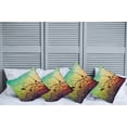 thumbnail image 2 of Ambesonne Modern Throw Pillow Cover 4 Pack, Abstract Bird and Branch, 20", Multicolor, 2 of 5
