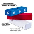 thumbnail image 2 of GoSports Toppling Tower - Giant Wooden Stacking Game - Stacks Up to 5 ft - Stars and Stripes, 2 of 7