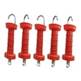 thumbnail image 2 of 5 manijas para cercas eléctricas, manijas de resorte aisladas, fácil instalación Rojo, 2 of 9