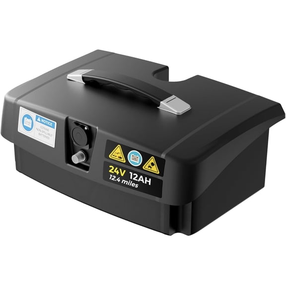 EAGLOG 24V 12AH Replacement Battery for YL-07 Mobility Scooters, 12 Miles Range, Black
