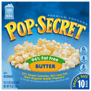 Pop Secret 94% Fat-Free Butter Microwave Popcorn, 1.5 Oz., 10 Bag