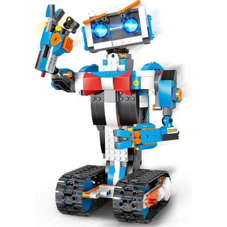 OKK Robot Building Toys for Boys, STEM Projects for Kids Ages 8-12, Remote & APP Controlled Engineering Learning Educational Coding DIY Building Kit Rechargeable Robot Toy Gifts for Children