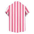 thumbnail image 7 of Men's Tropical Print Short Sleeve Button Down Shirt Lightweight Breathable Casual Beachwear, 7 of 7