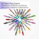 thumbnail image 2 of Juego de rotuladores Sharpie Glam Pop, punta fina permanente, 24 colores, 2 of 4