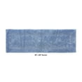 thumbnail image 2 of Better Trends 20" x 60" Premium Bathroom Runner Mat, 100% Cotton Tufted Bathroom Rug, Water Absorbent, Reversible Bath Mat Machine Washable (Dark Blue) Lux Collection, 2 of 6
