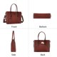 thumbnail image 4 of Bolsa MOSISO para portátil, piel sintética, impermeable, para mujeres de 15 a 16 pulgadas, 4 of 6