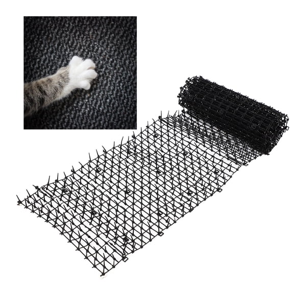 Estera Repelente De Gatos, Estera Repelente De Gatos De Corte DIY De PP Segura Negra Para Perros En Interiores