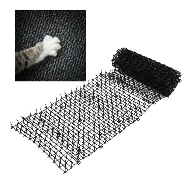 Estera Repelente De Gatos, Estera Repelente De Gatos De Corte DIY De PP Segura Negra Para Perros En Interiores