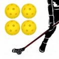 thumbnail image 4 of 4 unidades de bolas de Floorball shamjiam Amarillo 72mm de Diámetro, 4 of 8