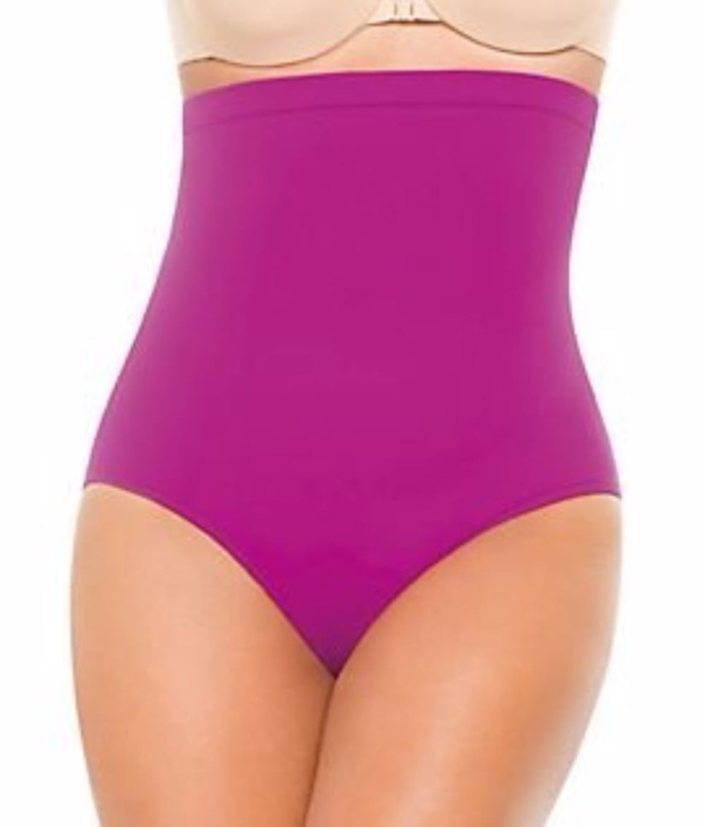 SPANX Core High Rise Bottom Swimwear (1366), Berry, 18 