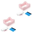 thumbnail image 4 of Redempat Universel Porte-Gobelet en Silicone Résistant aux Chocs et Inodore Berceau Rose 2Set, 4 of 6