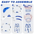 thumbnail image 5 of JBeeCtrl Pool Basketball Hoop Toys for Kids Ages 4-8 8-12 & Adult Floating Basketball Hoop Summer Outdoor Swimming Pool Games Water Play Toys Family Party for Kids（Blue）, 5 of 6