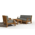 thumbnail image 2 of Eliane Teak Club Chair with Charcoal Cushion, 2 of 2