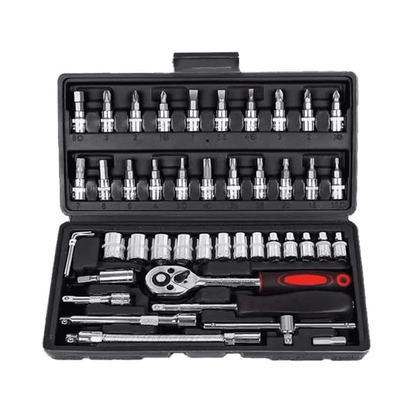 Juego De Herramientas Mecánicas Autocle Dados Acerokit 46pcs
