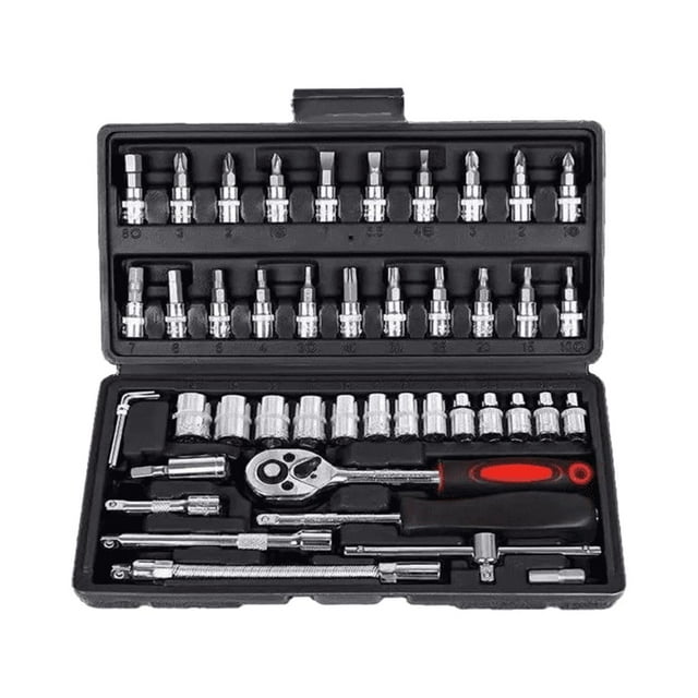 Juego De Herramientas Mecánicas Autocle Dados Acerokit 46pcs