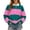 1-Hot Pink, variant on Womens Striped Color Block Polo Sweatshirts Lapel Collared Button up Long Sleeve Oversized Rugby Pullover Shirt Loose Soft Cozy Casual Tops 2026 Trendy Fall Clothes 1-Mint Green L