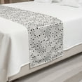 thumbnail image 2 of Abstract Bed Runner, Print of Repetitive Circles in Different Sizes in Greyscale Tones, Decorative Accent Bedding Scarf for Hotels Homes and Guestrooms, Queen, Dark Grey Pale Taupe, by Ambesonne, 2 of 2