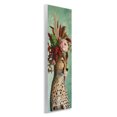 thumbnail image 3 of Stupell Industries Elegant Leopard with Flower Arrangement Animals Painting Unframed Art Print Wall Art, 7 x 17, 3 of 7