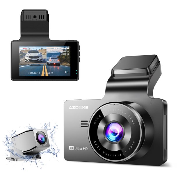 Grabación en bucle DVR para coche Pantalla LCD de 3 pulgadas Videocámara para coche con lente simple/doble Sensor G